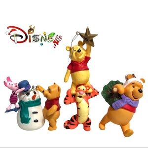 VTG Winnie the Pooh And Tigger Christmas Ornaments